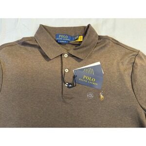 NWT $110 Polo Ralph Lauren Men's Classic Fit Soft Cotton Polo Shirt Brown Size L